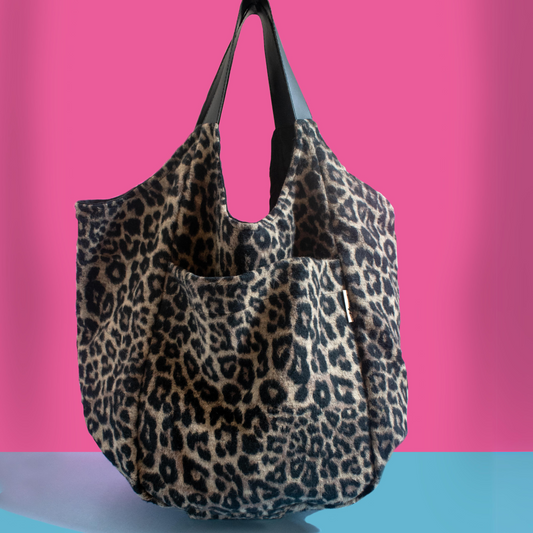 Maxi Bag Velluto Animalier