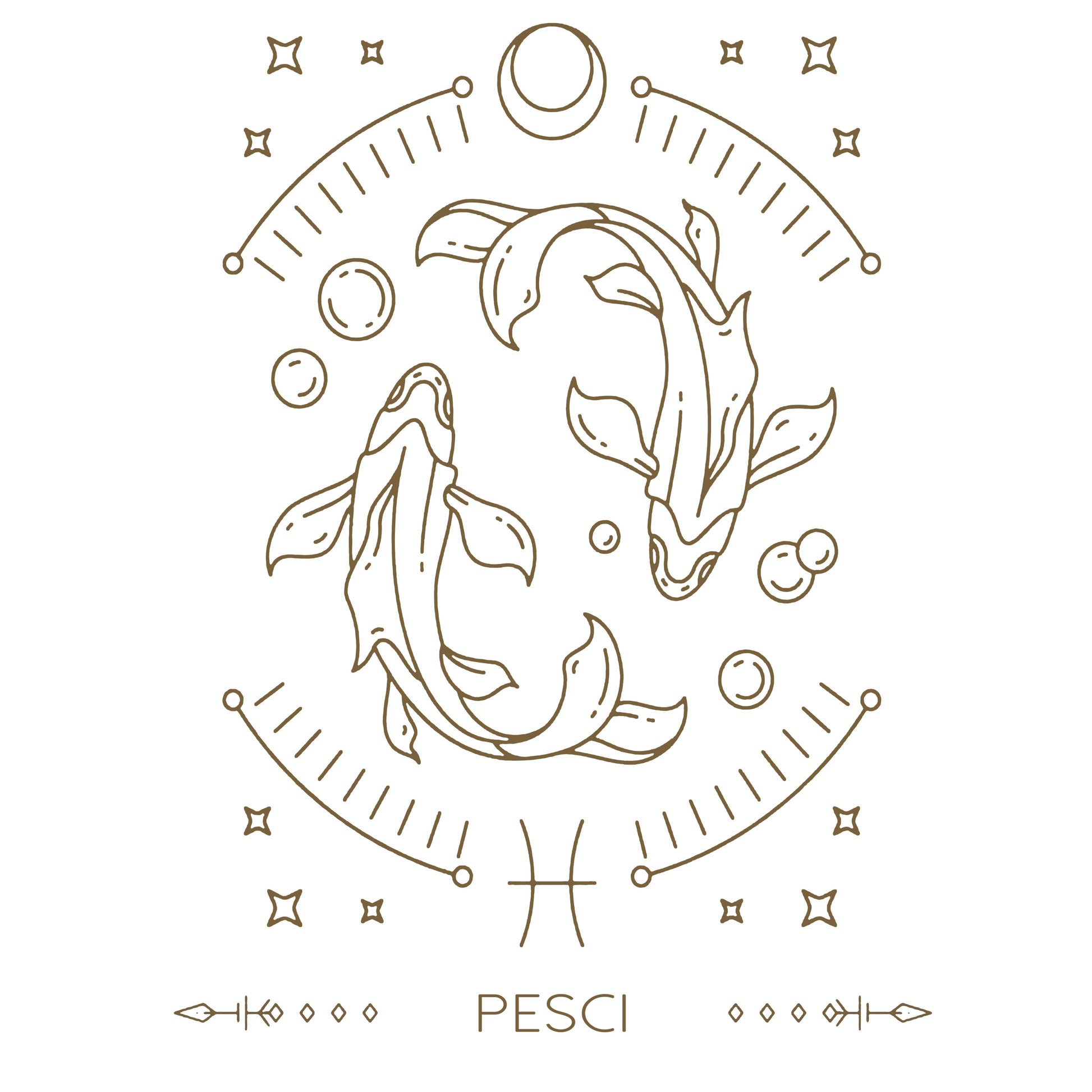 Tote Bag Zodiaco - Pesci ♓️